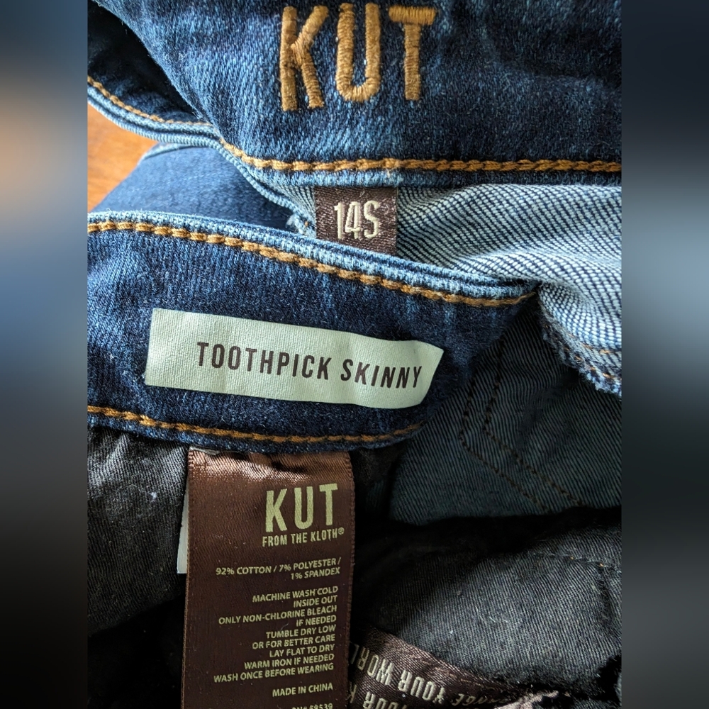 NWOT Kut from the Kloth Toothpick skinny women's jeans - Picture 5 of 10